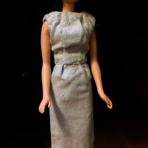 Fashion Doll Dress, Doll Dress, Coll Clothes, 12&quot; Doll Dress, Doll 50s Dress, Blue Doll Dress, Vintage Doll Dress, 12 Inch Doll Dress,