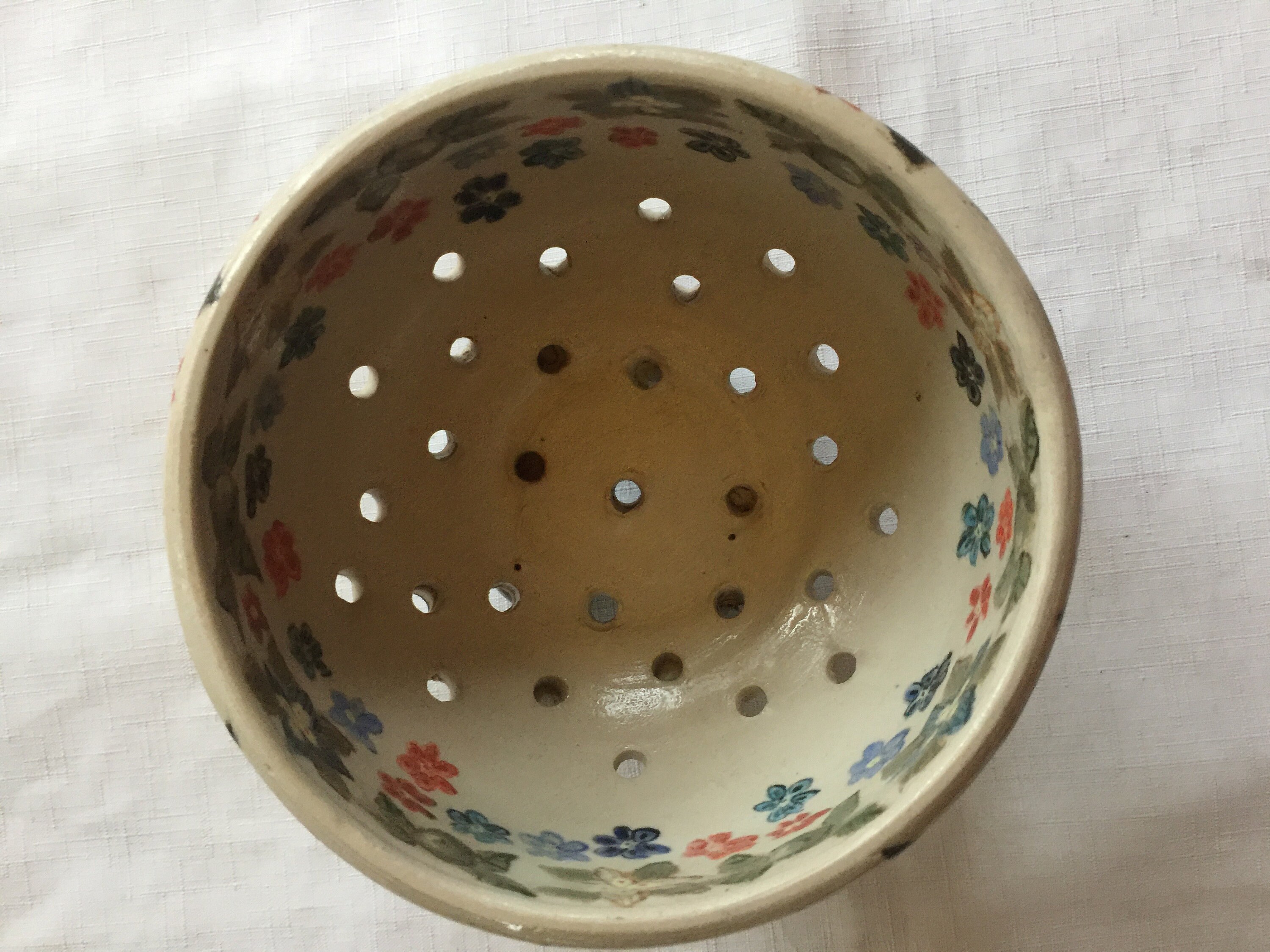 Colander de cerámica colander de cerámica colander de Etsy