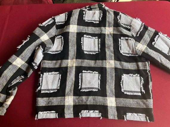 Patchwork Jacket, Black White Jacket, New Identit… - image 5