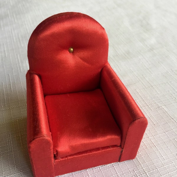Miniature Upholstered Dollhouse Furniture Etsy