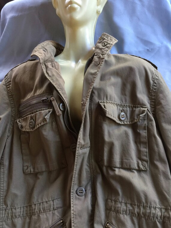 Khaki Jacket, Canvas Jacket,Skull Jacket,Express J