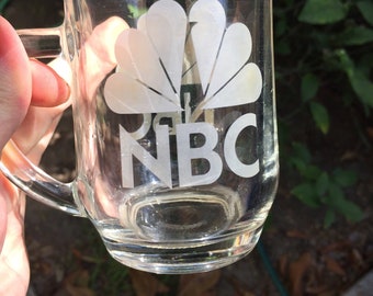 NBC Cup, Nbc Mug, TV Mug, Tv Cup, Nbc Souvenir, Nbc Gift, Nbc Collectible, Television Mug, Television Cup, TV Gift, Novelty Cup, Novelty Mug