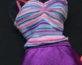 Puppenkleid, Puppenkleid, Puppenkleid, langer Puppenrock, Modepuppenkleid, Teenager-Puppenkleid, 12-Zoll-Puppenkleid, Puppenkleid,