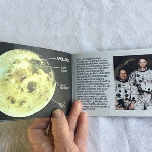 Moon Collectible, Moon Stamp, Moon Gift, Moon Mission, Moon Ephemera, Space Stamp, Moon Book, Moon Souvenir, Moon Momento, NASA Gift, NASA