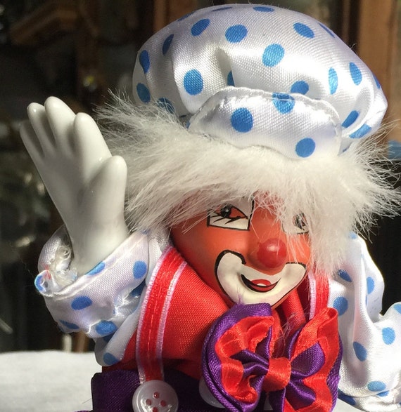 ceramic clown doll