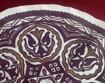 Israeli Table Mat, Woven Mat, Jewish Tableware, Jewish Mat, Circular Mat, Round Mat, Jewish Gift, Round Doily, Round Table Mat, Passover