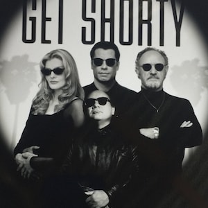 John Travolta, Get Shorty, Danny DeVito, 90 Movie, Lobby Card, Commedia, Foto di film, Gene Hackman, Rene Russo, Richard Dreyfus, Dennis Quaid
