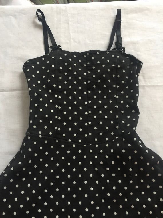 50s Dress, Rockabilly Dress, Polka Dot Dress, 50 … - image 1