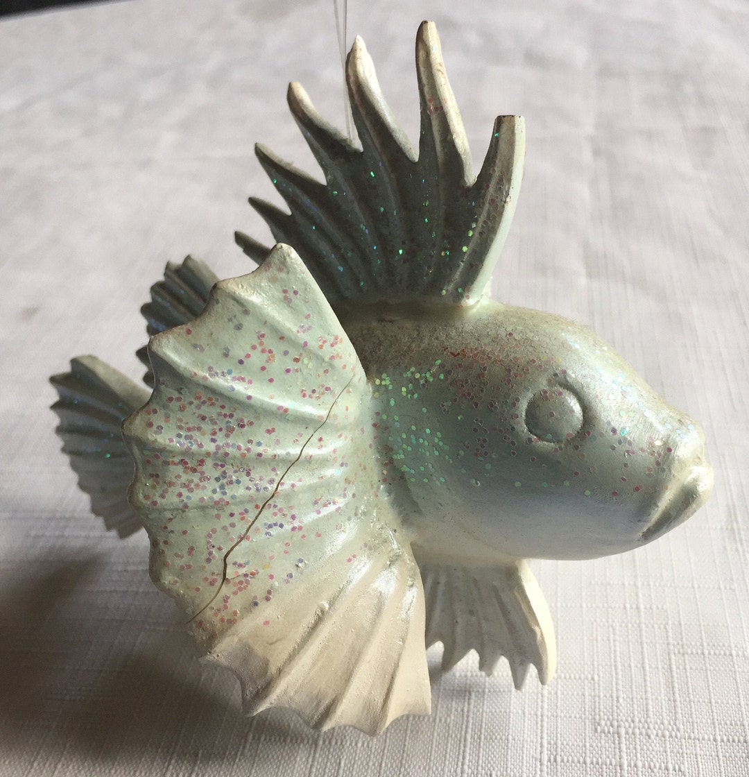 Fish Ornament, Tropical Fish Art, Fish Hanging, Tropical Fish Ornament ...
