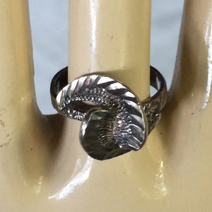 Zilveren Swirl Ring, 925 Zilveren Ring, Ridge Zilveren Ring, Moderne Zilveren Ring, Zilveren Ring, Squiggle Ring, Twirl Zilveren Ring, Zilveren Dome Ring