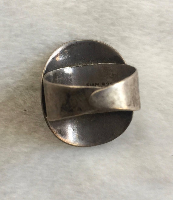 Enamel Ring, One Size Ring, Multi Color Ring, Adj… - image 4