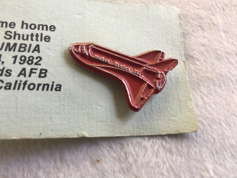 Space Shuttle Jewelry, Shuttle Souvenir, Space Shuttle, Columbia Shuttle, NASA Jewelry, NASA Souvenir, Space Program, Space Pin, NASA Pin image 8