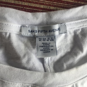 White T-Shirt, Saks Blouse, Plain White Shirt, XL TShirt, Plain T Shirt, White Shirt, XL White T Shirt, XL White Top, White Top, Basic Shirt