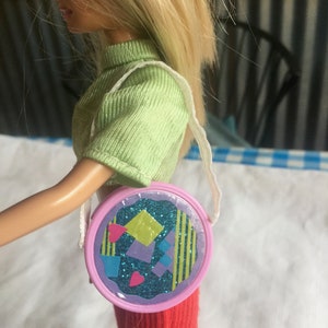 Puppen Geldbörse, Teenager Puppen Geldbörse, Spaß Puppen Geldbörse, Modepuppen Accessoire, Puppen Tragetasche, 12-Zoll-Puppen Geldbörse, Modepuppen Geldbörse, Teenager Puppe