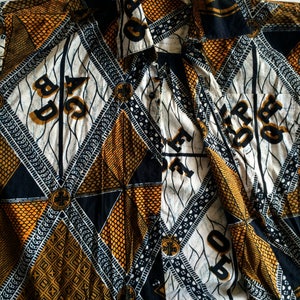 Africa Top, Africa Blouse, Africa Print Top, Africa Cotton Top, Africa Shirt, Africa XL Shirt, Tribal Top, Ethnic Top, Tribal Shirt image 1