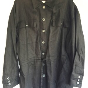 Linen Blazer, Black Jacket, Black Linen Jacket, Loose Jacket, Loose Black Blazer, Black Blazer Jacket, Black Blazer, Dressy Jacket