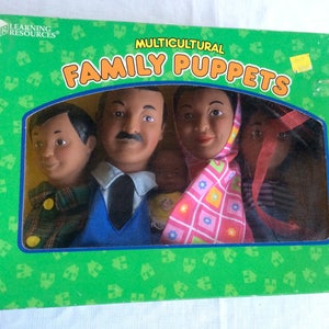 Hand Puppet, Vinyl Puppet, Puppet Family, India Puppet, Ethnic Puppet, Puppet Set, Asia Puppet, Man Puppet, Collectible Puppet, Puppet