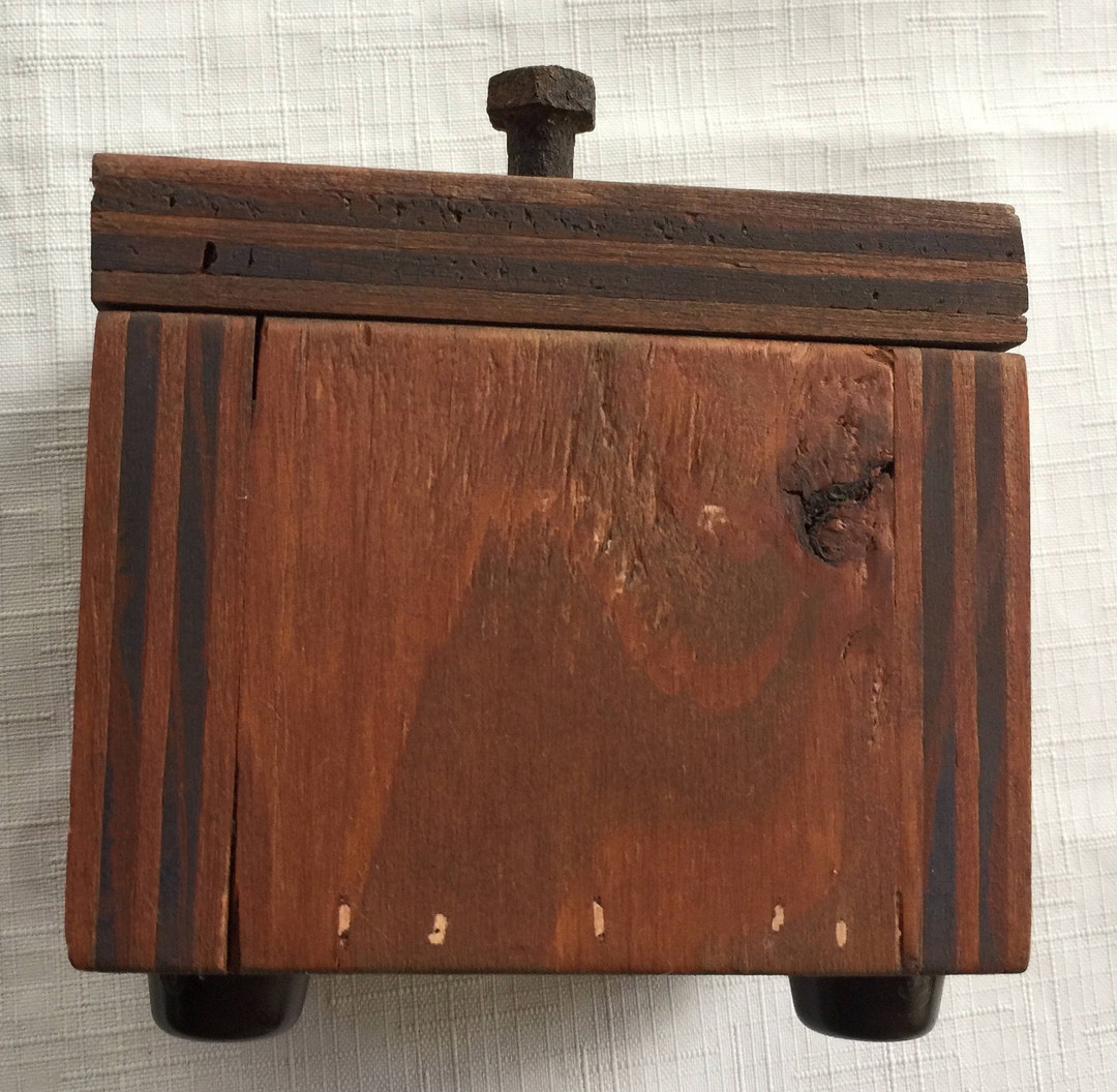 Small Wood Box, Coffee Table Box, Wood Box, Trinket Box, Stash Box ...