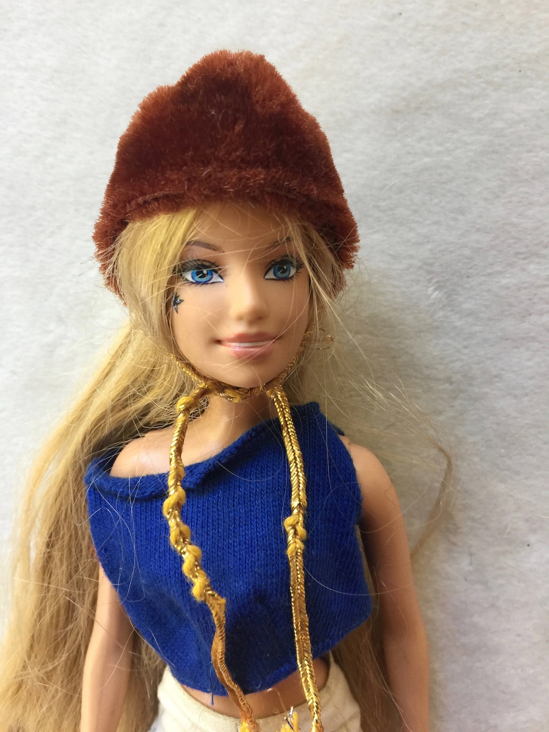Barbie Fur Hat, Barbie Hat, Barbie Cap,barbie Accessory,barbie Winter