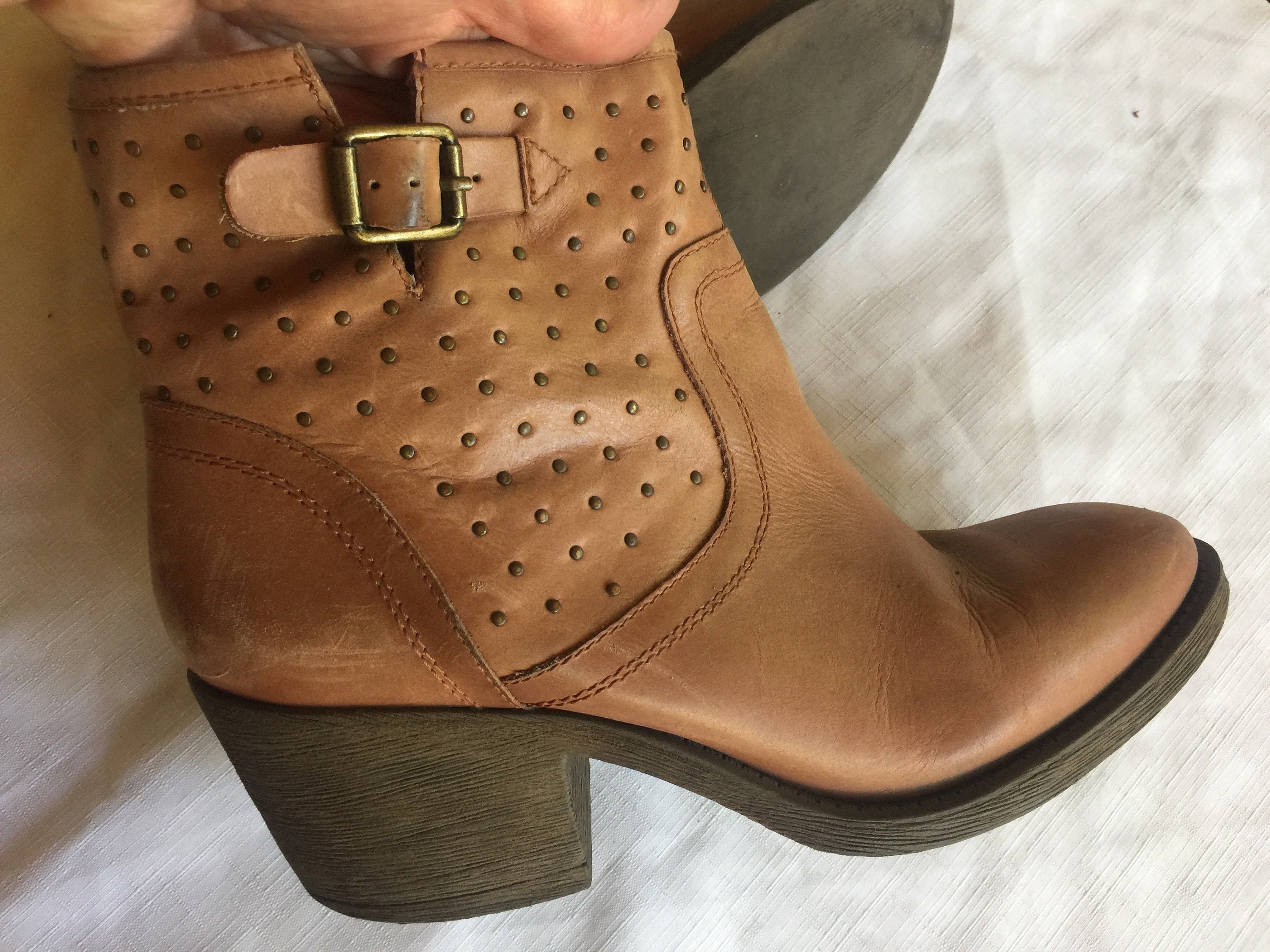 Chunky Heel Boots 70s Boots Lucky Brand Boot High Heel | Etsy