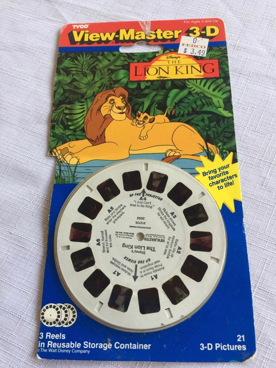 Lion King - Disney's Classic ViewMaster - New 3 Reel Set