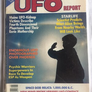 UFO Retro Magazine, 70s UFO Magazine, Bigfoot, Retro UFO, Ufo Magazine, Collectible Ufo, Ufo Gift, Ufo Research, Ufo Library, Ufo Book UFO Report Sept 78