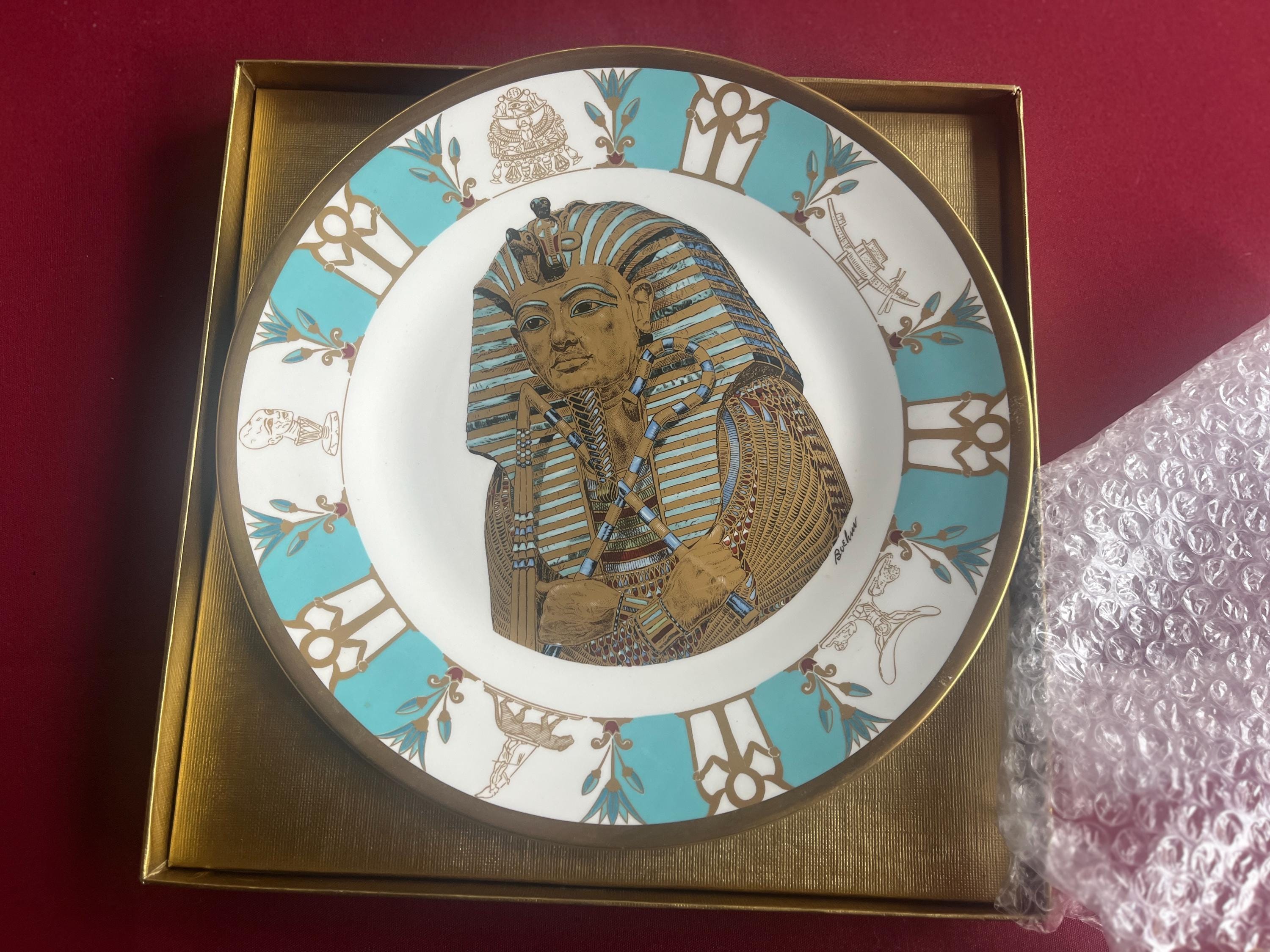 King Tut Egypt Plate