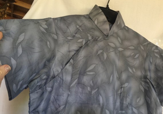 Asian Dress, Grey Asia Dress, Silky Asia Dress, Ch