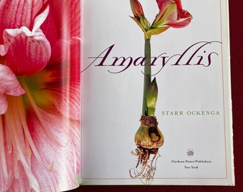 Amaryllis book, Houseplant book, Flower Photography, Flower Lover, Photography Book, Gardener, Tropical Flower, Flower Gift, Gardening Book