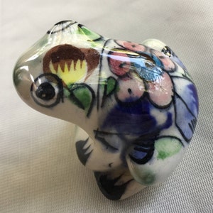 Mexico Souvenir, Frog Art, Mexico Frog, Ceramic Frog, Mexico Ceramic Art, Mexico Knick, Frog Figurine, Mexico FIgurine, Pottery Frog, Frog