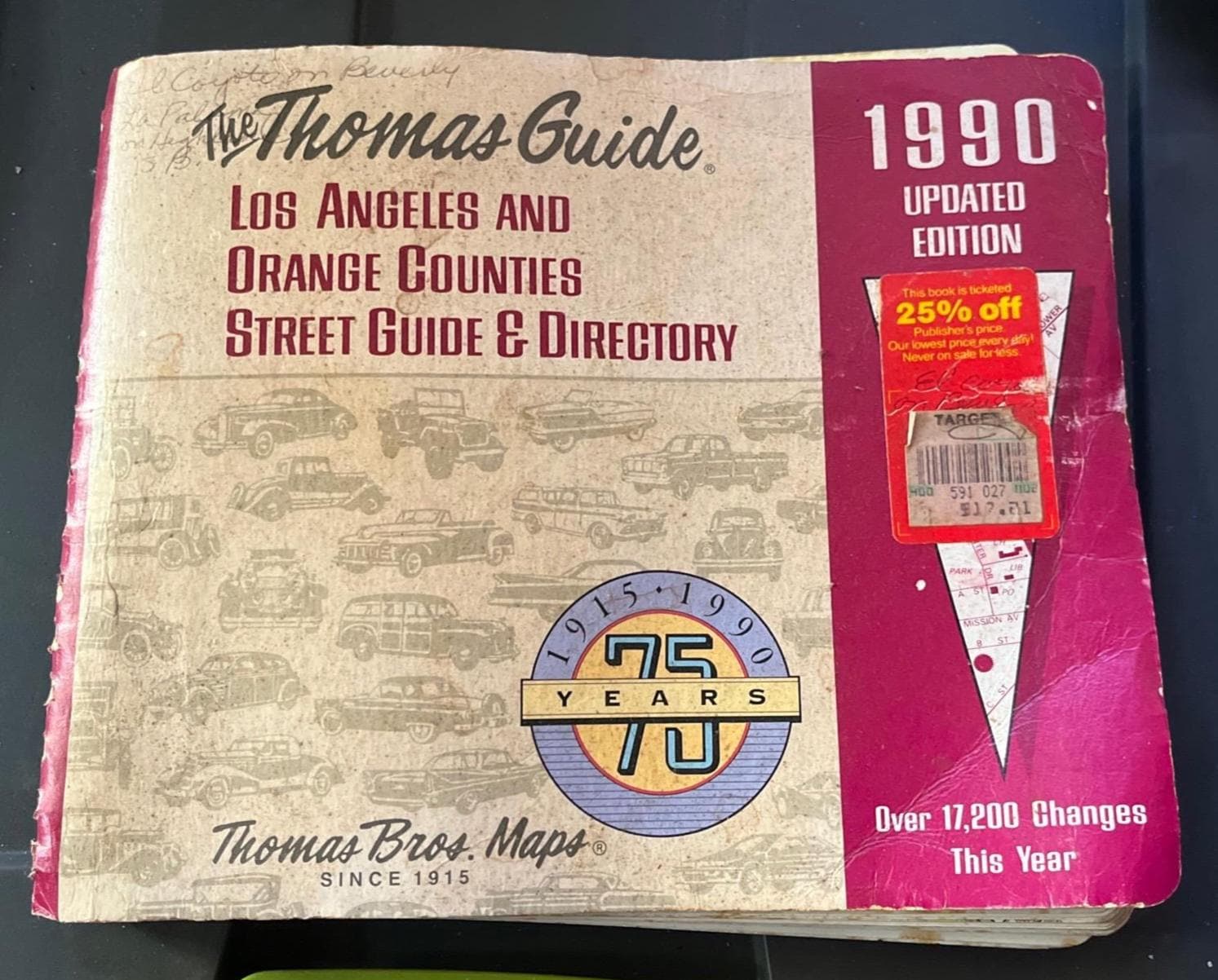 Thomas Guide Los Angeles Map - Etsy