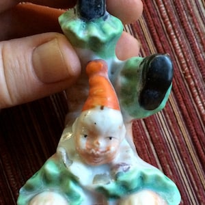 Keramik Clown, Clown Figur, Clown Knick Knack, Zirkuskunst, Clown Sammlung, Clown Kunst, Glas Clown, Zirkus Sammlerstück, Clown Sammlung
