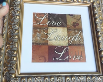Love Art, Happy Art, Retro Love Art, Live Laugh Love, Inspiration Art, Inspiring Wall Art, Happy Wall Art, Love Wall Art, Laugh Wall Art