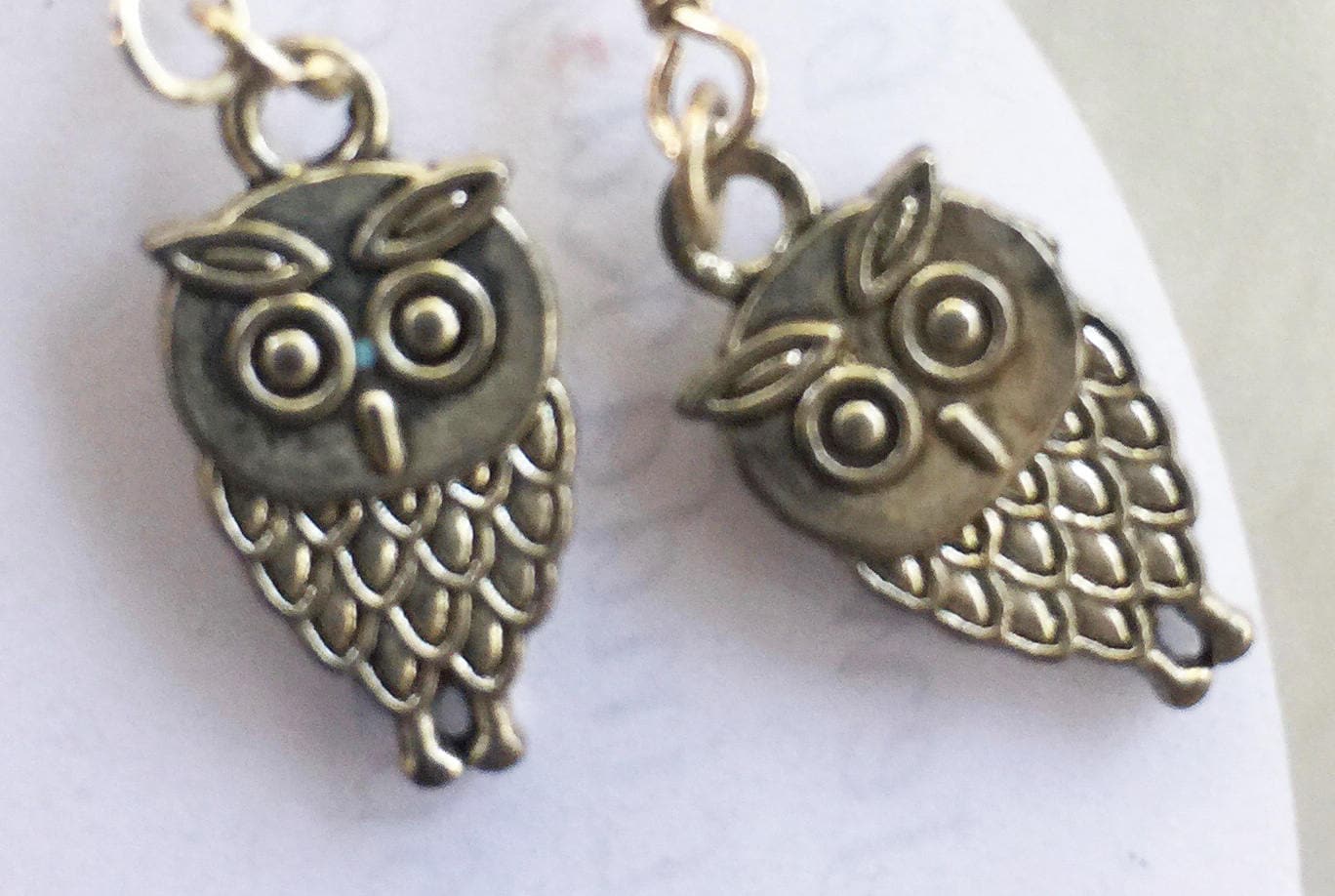 Owl Earring, Bird Earring, Owl Jewelry, Owl Gift, Bird Jewelry, Owl Lover, Animal Earring, Silver Ea