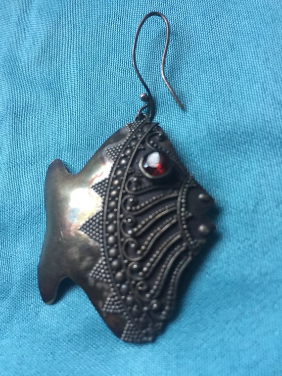 Single Long Earring, Single Dangle, Single Earrin… - image 5