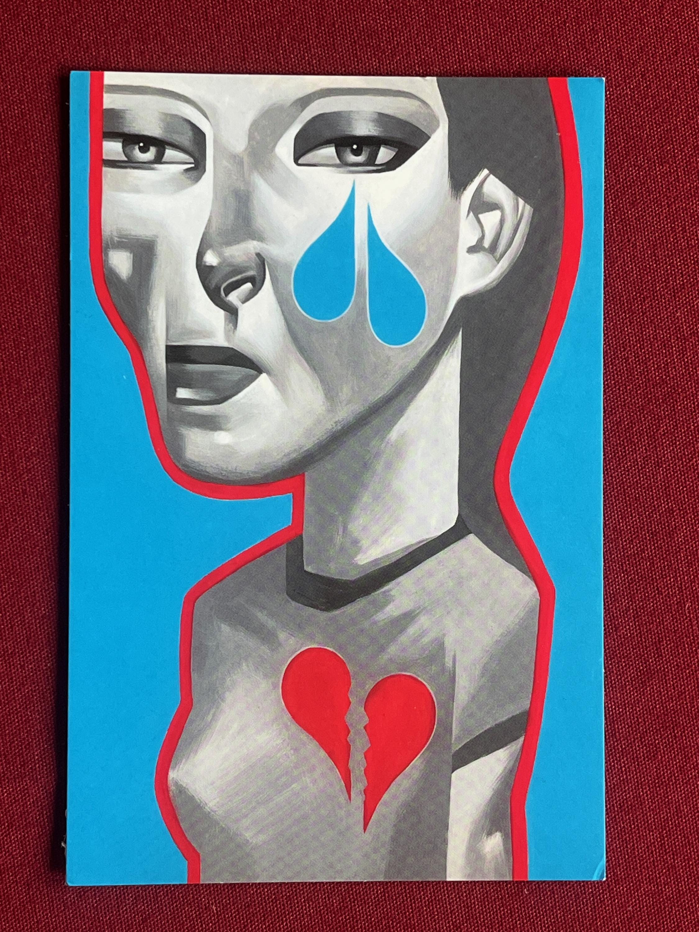 Art Postcard, Workbook Art Card, Los Angeles Art, Artist Postcard
