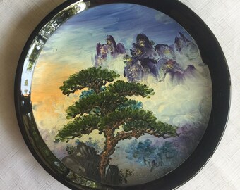Chinese Painting, Tree Painting, Chinese Tree Art, Chinese Wall Art, Chinese Landscape, Chinese Oil Painting, Tree Art, Landscape Painting