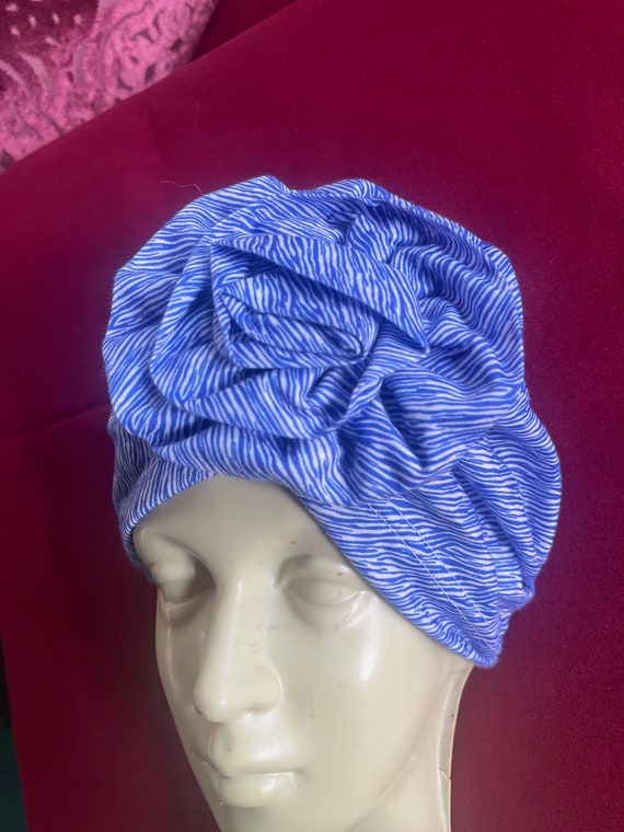 Stretchy Turban, Floral Turban, Beach Turban, Tro… - image 2