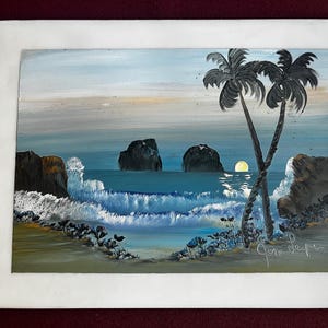 Hawaii Art, Hawaii Tile Art, Tropical Art, Beach Art, Hawaii Wall Art, Tile Art, Hawaii Painting, Hawaii Decor, Resort Art, Island Art