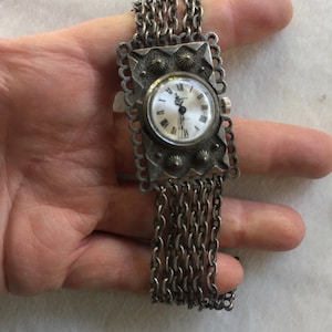 Reloj pulsera de cadena, reloj de metal pequeño, reloj de pulsera pequeño, reloj de pulsera, reloj de pulsera de metal, reloj retro, reloj pequeño, pulsera