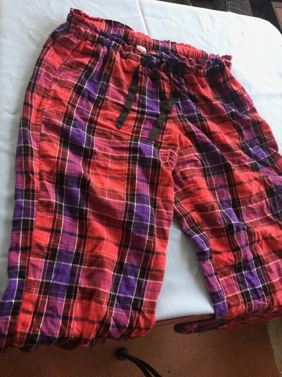 Plaid Pajama, Red Plaid Pajama, Red Flannel Pajam… - image 7