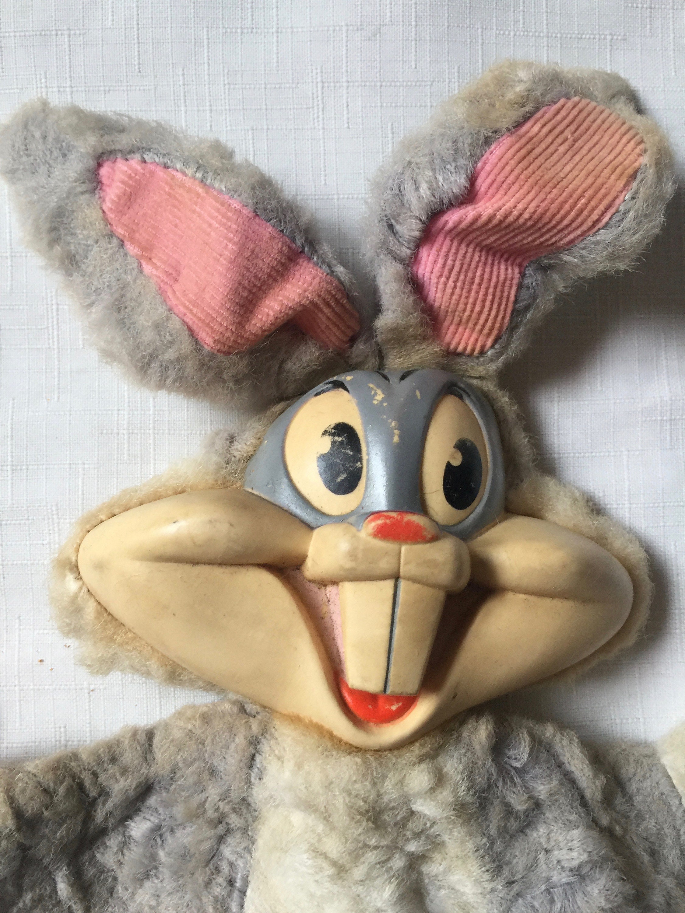 Bugs Bunny Puppet, Retro Puppet, 60s Puppet, Rabbit Puppet, Hand Puppet ...