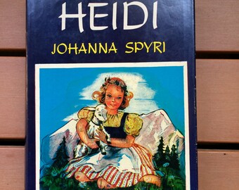 Heidi, Children's Classic, Kid Book, Spyri, Girl Book, Classic Story, Antique Children Book, Swiss Children Book, 20 Book, Children Story