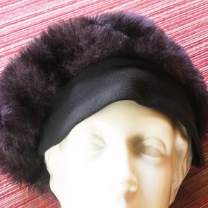 Brown Faux Fur Hat - Lux Plush Winter Cap Amazon.com: BSYLOO Chic New Raccoon Ear Protective Caps with  main image 2