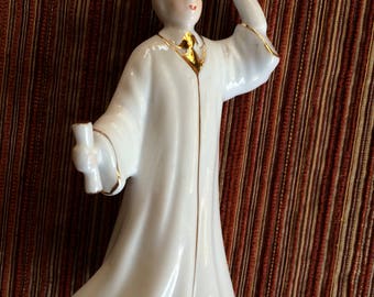 Graduate Figurine, Ceramic Graduate, Graduation Gift, Graduation Present, Graduate Figure, Graduate Art, Graduation Figure, High School Art