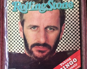 Ringo, Ringo Collectible, Ringo Magazine, Beatle Fan, Rolling Stone Magazine, 80s Magazine, Issue 342, Beatle Collector, Ringo Gift