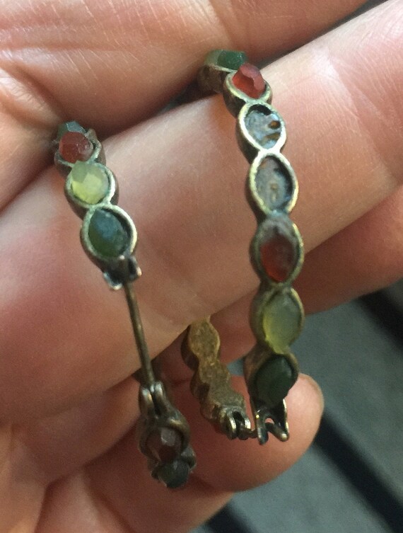 Stone Earring, Stone Dangle, Gemstone Earring, Ra… - image 9