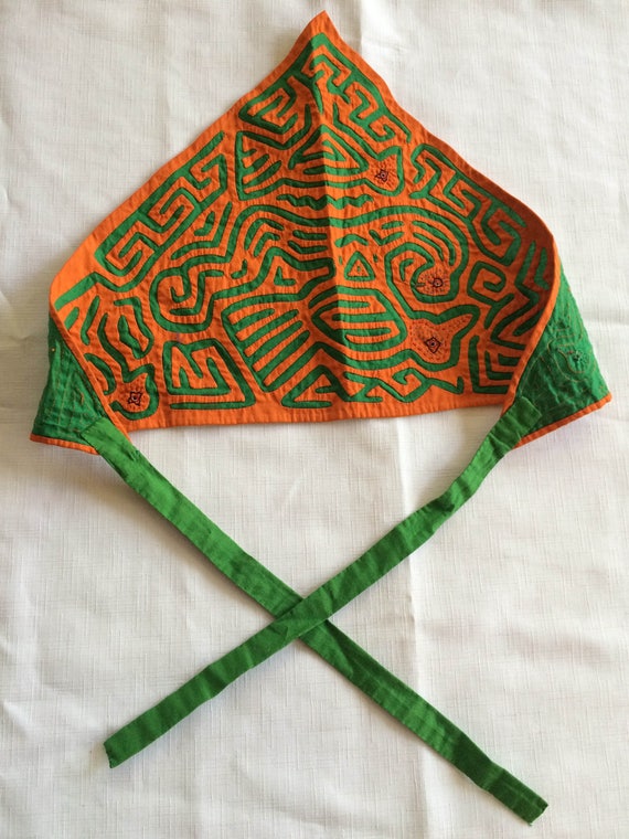 Ethnic Bandana, Ethnic Head Scarf, Tribal Bandana… - image 4