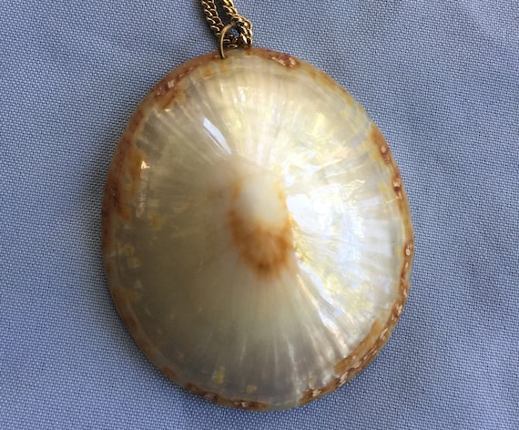 Big Shell Necklace, Shell Pendant, Shell Necklace,