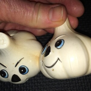 Novelty Shaker, Retro Shaker, Vitlöksshaker, Kökskonst, Vitlökslampa, 50-talskök, Keramisk Shaker, Kitschkök, Samlarshaker, bild 3